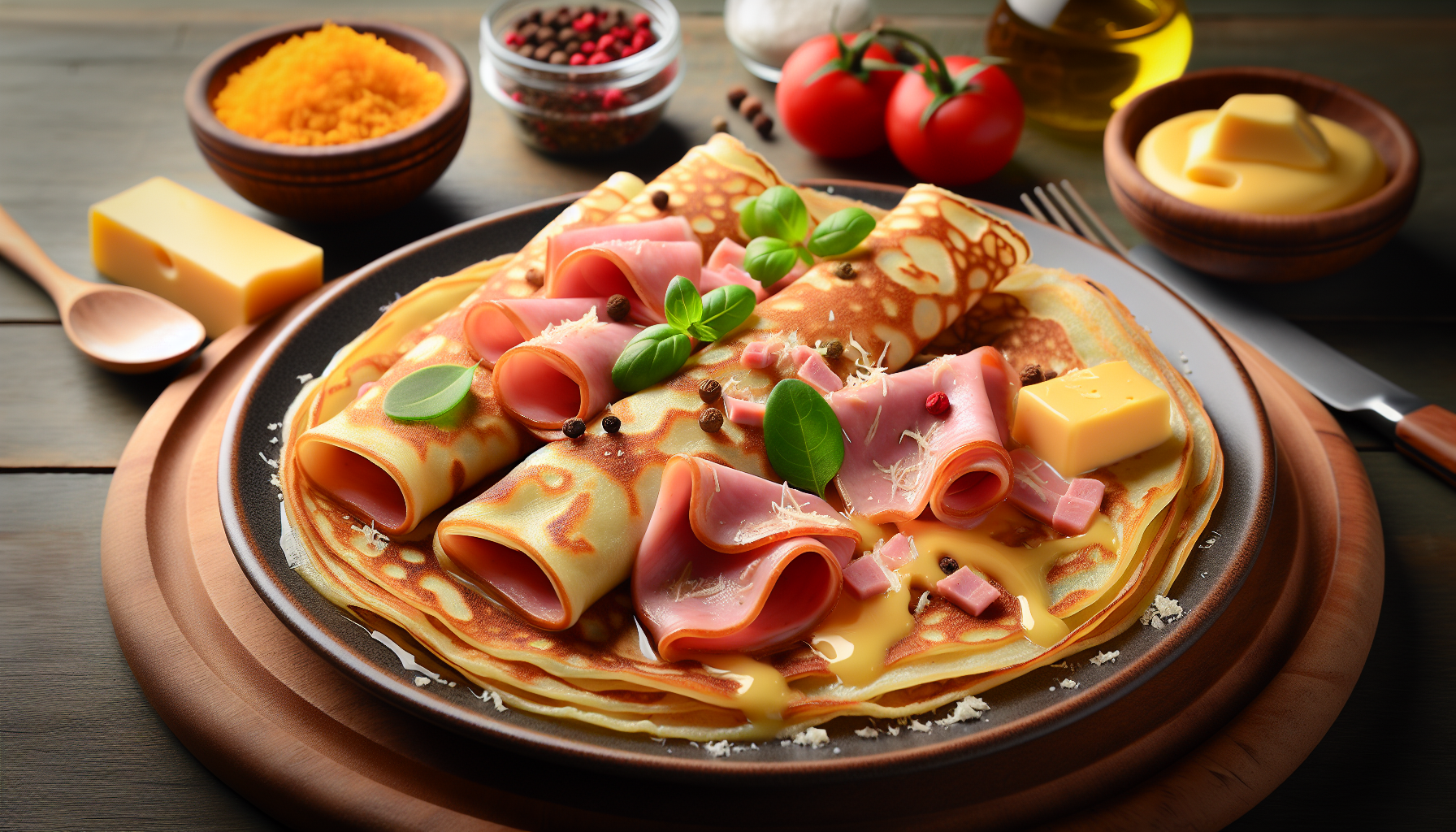 crespelle prosciutto e formaggio